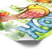 Impression Photo Espoir - Joli oiseau Imprimer (Coin)