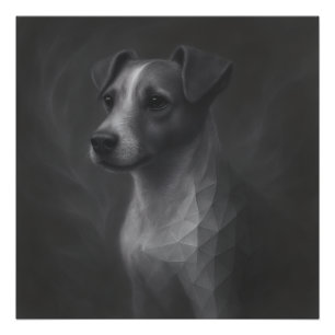 Impression Photo Esprit Vif – Géométrie de Jack Russell