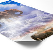 Impression Photo ESPRITS ÉLÉPHANTS DU Mont Kilimandjaro (Coin)