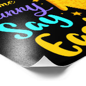 Impression Photo Est-Ce Qu'Un Lapin A Dit Pâques (Coin)