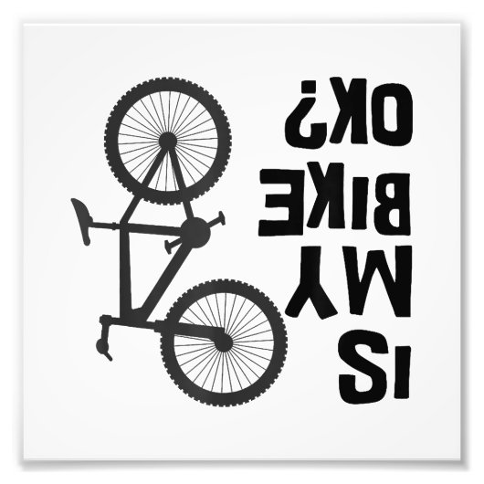 Impression Photo Est Mon Vélo OK Funny VTT (Devant)