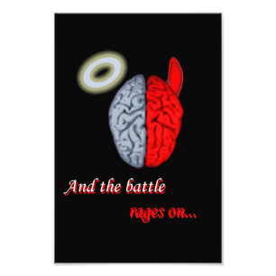 Impression Photo Et la bataille continue (bon contre mauvais)