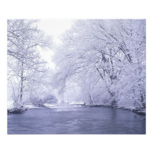 Impression Photo États-Unis, Kentucky, Louisville. Couvert de neige