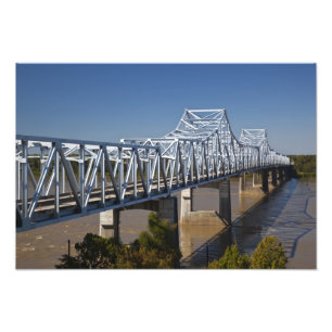 Impression Photo États-Unis, Mississippi, Vicksburg. Autoroute I-20