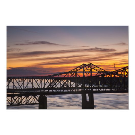 Impression Photo États-Unis, Mississippi, Vicksburg. Autoroute I-20 (Devant)