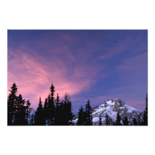 Impression Photo États-Unis, Oregon, mont Hood depuis Timberline