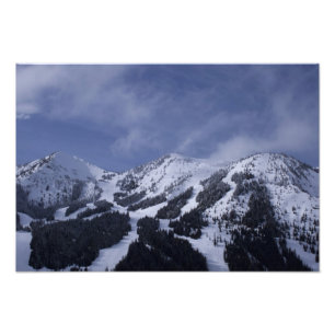 Impression Photo États-Unis, Washington, pistes de ski à