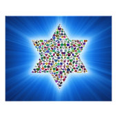 Impression Photo Étoile de David (Devant)