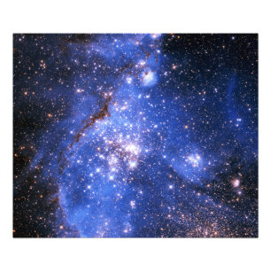 Impression Photo Étoiles Bleu Bleu Embrionique