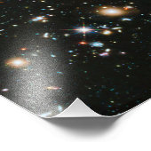 Impression Photo Etoiles dans l'espace - Hubble Ultra Deep Field (Coin)