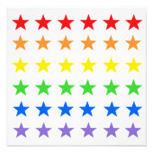Impression Photo étoiles Rainbow (Devant)