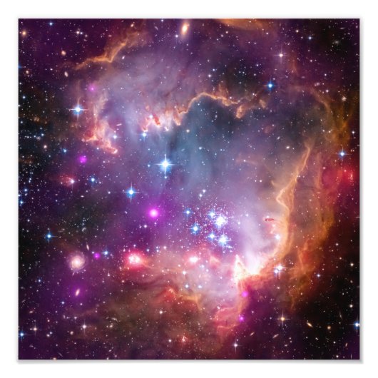 Impression Photo Etoiles violettes Galaxy Astronomie spatiale (Devant)