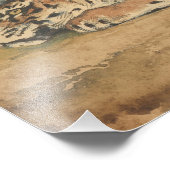 Impression Photo Eugene Delacroix - Royal Tiger (Coin)