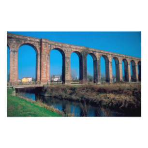 Impression Photo Europe, Italie. Aquaduc près de Lucques.