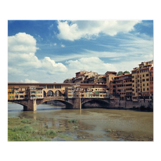 Impression Photo Europe, Italie, Florence. Le Ponte Vecchio (Devant)