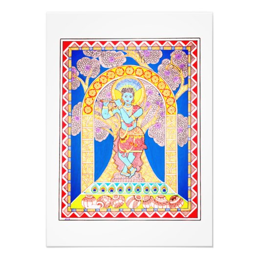 Impression Photo Exposition - Motif Krishna (Devant)