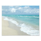 Impression Photo Extreme Relaxation Plage Vue Sable blanc (Devant)