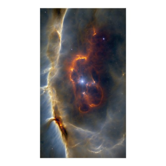 Impression Photo Eye of the Cosmic Nebula (Devant)