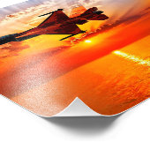 Impression Photo F-16 Faucon combattant (Coin)