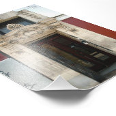 Impression Photo Façade décorative sur l'ancien bâtiment à Buffalo (Coin)