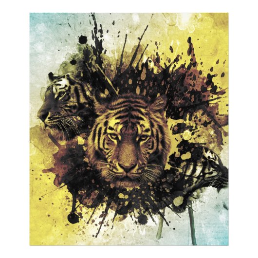 Impression Photo face de lion (Devant)