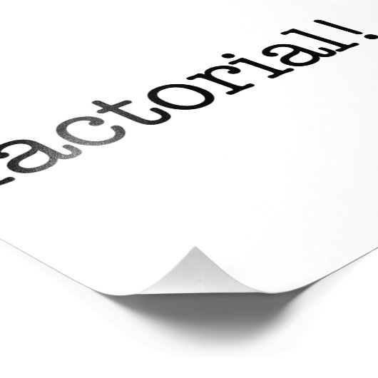 Impression Photo Factoriel ! (Coin)