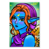 Impression Photo Fada azul elfa (Devant)