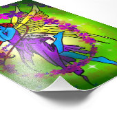 Impression Photo Fada elfa azul (Coin)