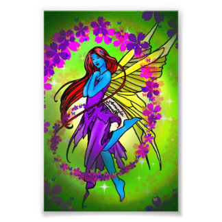 Impression Photo Fada elfa azul