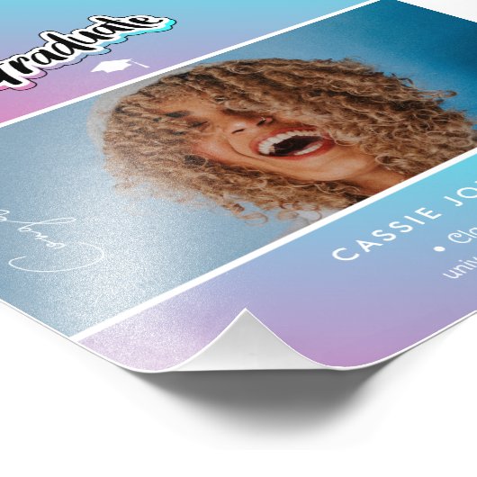 Impression Photo Faire-part de diplôme (Coin)