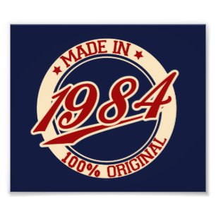 Impression Photo Fait En 1984