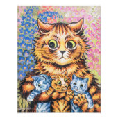 Impression Photo Famille Cat | Louis Wain | (Devant)