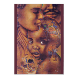 Impression Photo Famille d'Afro-américain