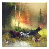 Impression Photo Famille Setters (Devant)