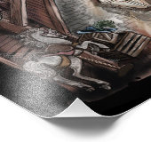 Impression Photo Fantôme dans l'art du grenier (Coin)