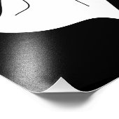 Impression Photo Fantôme de dessin blanc (Coin)