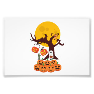 Impression Photo Fantôme d'Halloween