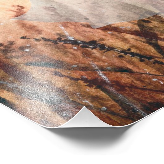 Impression Photo Fantôme sur la prairie (Coin)