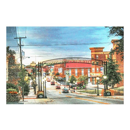 Impression Photo Farmville VA Virginia - Welcome Arch (Devant)