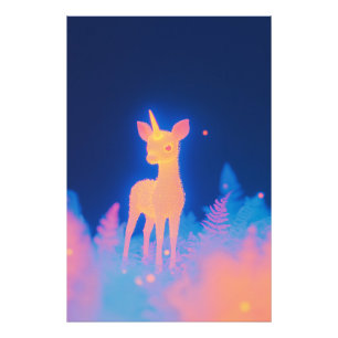 Impression Photo Fawnicorn d'ambre phosphorescent