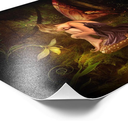 Impression Photo fée des champignons (Coin)