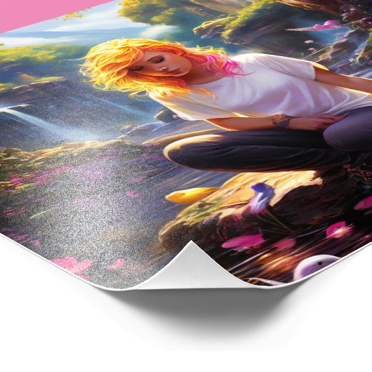 Impression Photo Fée orange (Coin)