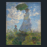 Impression Photo Femme avec parasol - Madame Monet et son fils<br><div class="desc">Femme avec un parasol - Madame Monet et Son Fils par Claude Monet. 1875,  huile sur toile.</div>
