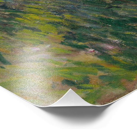 Impression Photo Femme avec parasol - Madame Monet et son fils (Coin)