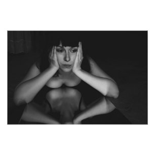 Impression Photo Femme et miroir