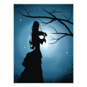 Impression Photo Femme victorienne jouant du violon (Devant)