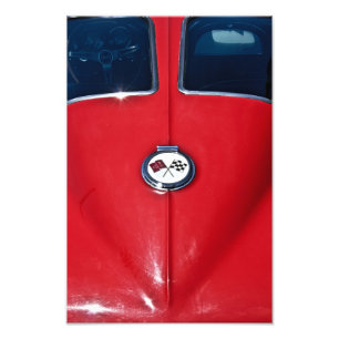 Impression Photo Fenêtre fendue de Corvette