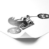 Impression Photo Fente Lente Sur Un Vélo Rapide (Coin)