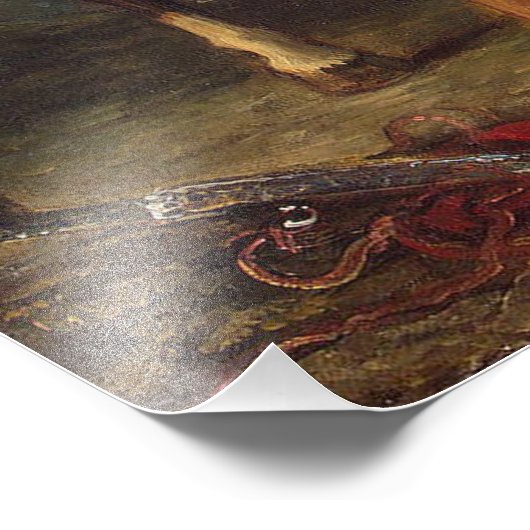 Impression Photo Ferdinand Delacroix Arab Saddle Son Cheval (Coin)