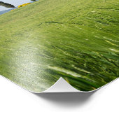 Impression Photo Ferme en Toscane avec imprimé cyprès (Coin)